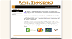 Desktop Screenshot of pawelstankiewicz.eu
